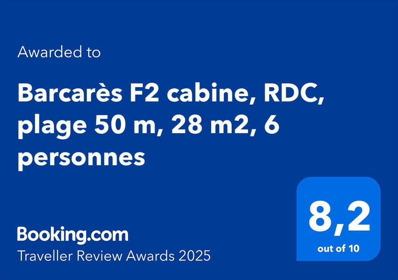 Barcares F2 Cabine, Rdc, Plage 50 M, 28 M2, 6 Personnes Ле Баркарес Экстерьер фото